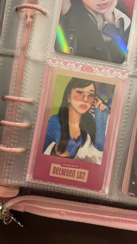 Selling pink binder!!! (20 double-sided sheets included)