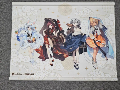 Hololive 3rd Generation A2 Suede Tapestry / Aniplus Shop 3rd Generation Collaboration