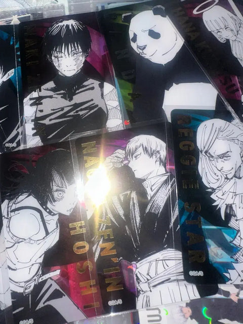 Original Cost Jujutsu Kaisen Art Exhibition Clear Card Pack Full Set (Naoya Zenin, Megumi Fushiguro)