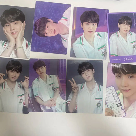 BTS Mikrokosmos Mini Photocard Jund Ball Yoongi Suga Transfer