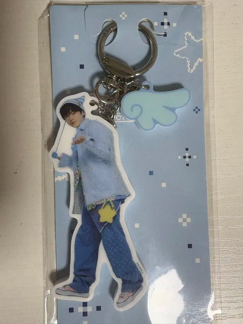 Unopened NCT Wish Yushi Japan MD Acrylic Wing Keyring Login