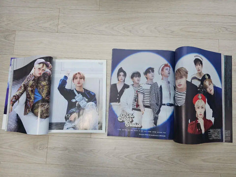 Bộ ảnh nhóm tạp chí SKZ Stray Kids, đĩa đơn W New Books Bundle