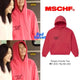 Áo hoodie Mischief 22 S/S Fuchsia Slogan size M