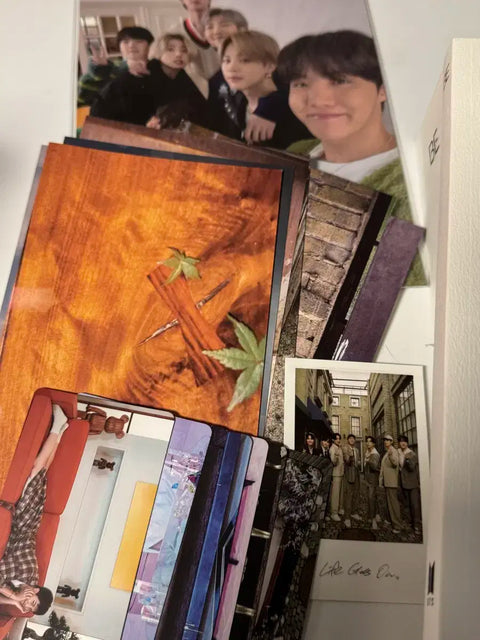 Selling BTS merchandise as a lot.