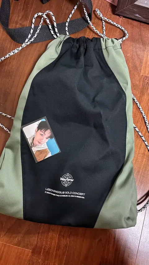 Lee Chang-sub wayfarer solo concert MD gym sack string bag