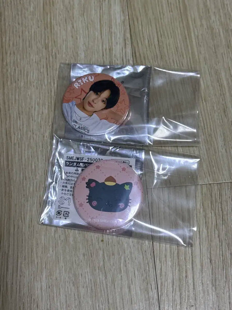 NCT Wish Japan Fan Meeting Riku Kuri Random Can Badge Set