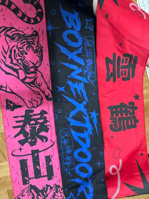 BOYNEXTDOOR member slogan towel