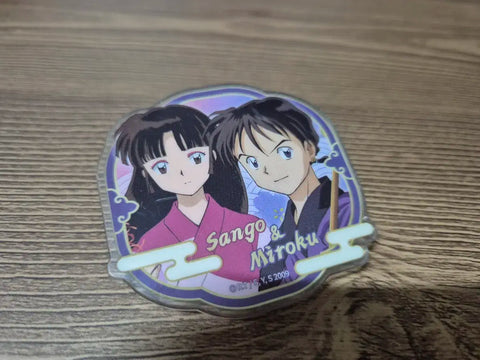 Inuyasha clip badge clip Miroku Sango goods