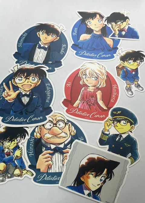 Bộ sưu tập hình dán kỷ niệm 30 năm Conan của Triển lãm Conan Haibara Shinichi Ran Agasa
