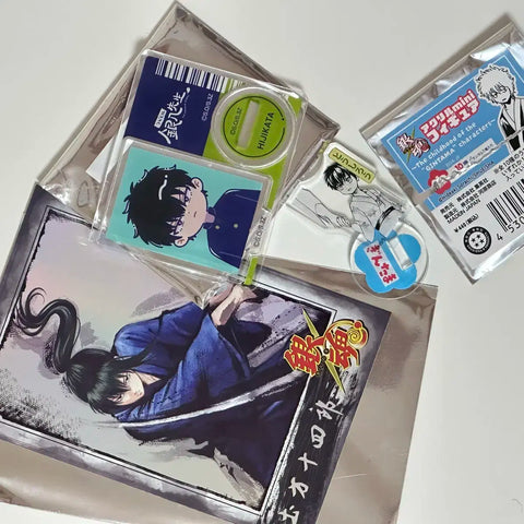 Gintama Hijikata Mitsuba Arc Acrylic, Chibi Acrylic, Bưu thiếp