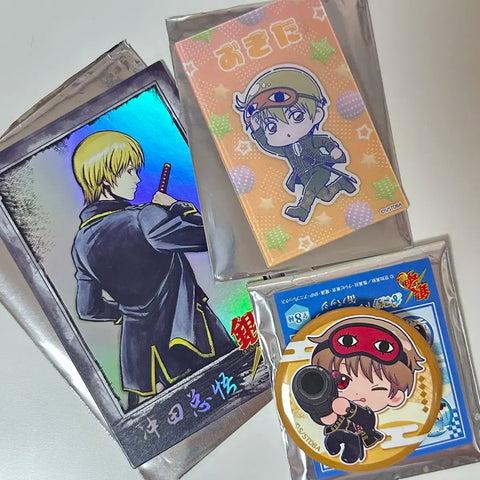 Huy hiệu Gintama Sougo, Thẻ Acrylic, Bưu thiếp