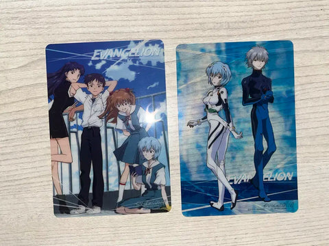 Câu nói kinh điển Kaohrei Evangelion Bìa sách bưu thiếp trong suốt Shinji Asuka Minato