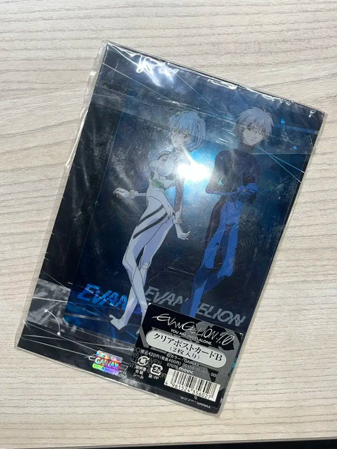 Câu nói kinh điển Kaohrei Evangelion Bìa sách bưu thiếp trong suốt Shinji Asuka Minato
