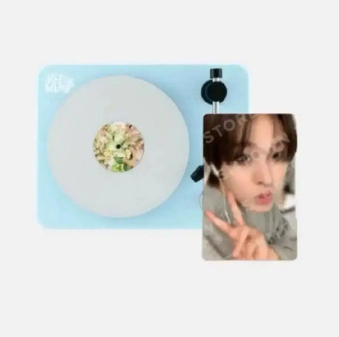 Including shipping) NCT Wish 1st Anniversary Turntable Bluetooth Speaker Photocard x