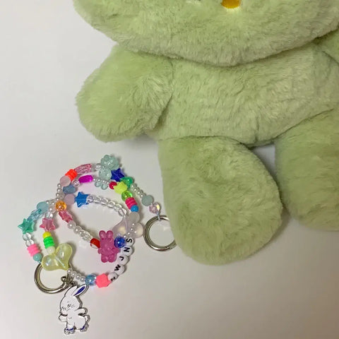 Album ảnh thẻ dây đeo chìa khóa vòng cổ đính hạt NewJeans Concert Merchandise