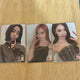 aespa No More Pizza photocard set transfer