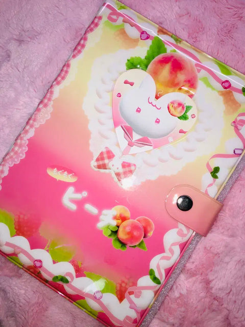 Rabbit Guardian Peach Photocard Binder for Sale