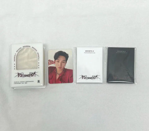 MONSTA X Reason photocard binder + photocard all members as a set
