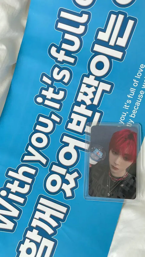 BoNextDoor Paradise Final Con One Door Zone Taesan Photocard + First Concert Slogan for Sale