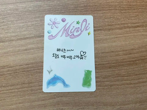 NewJeans Minji Get Up photocard + ID photo