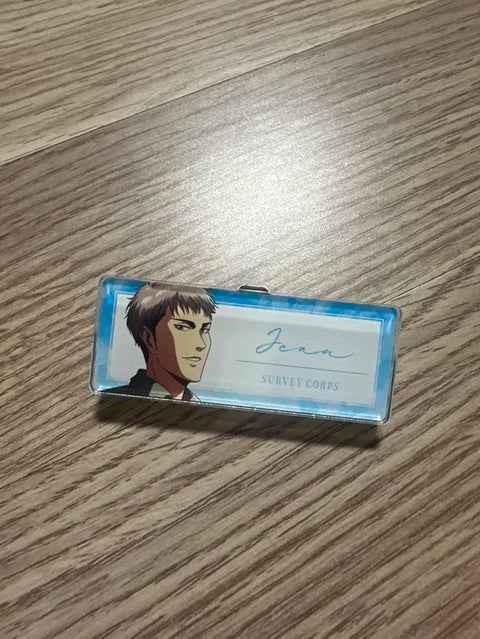 Attack on Titan Tokyo Animate Official Goods Jean Acrylic Name Tag