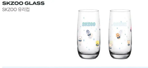 Selling Magic School Busan SKZOO Glass Cup.