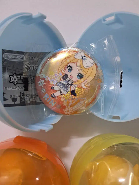 Shoulder Bump Rin Len Figure Gacha, Yukimiku Assorted Rin Can Badge Unopened Batch Sale