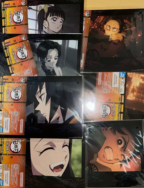 Demon Slayer Upper Moon Three Clear Poster Bundle