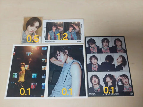 Bonekdo Sungho photocard 2-cut postcard transfer