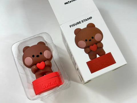 LINE FRIENDS Figure Stamp Bruni