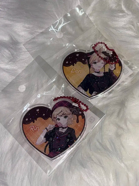 Yukimiku Don Quixote 2025 Valentine's Collab Rin Len Acrylic Keychain Keyring