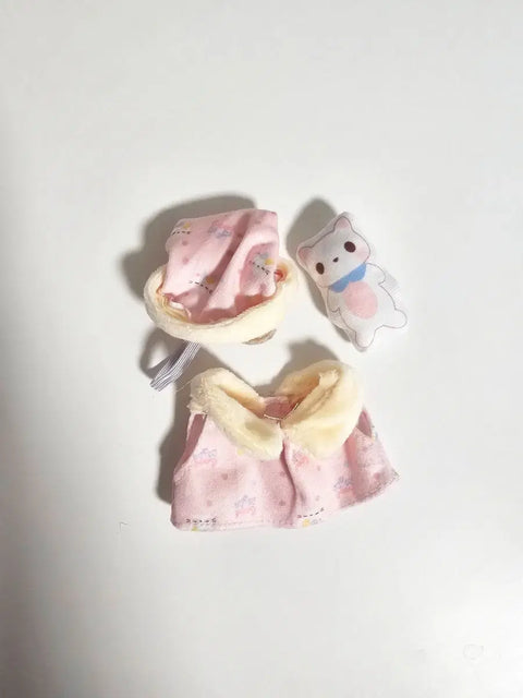 10cm doll clothes, pajamas, pink, no attribute, 10cm doll