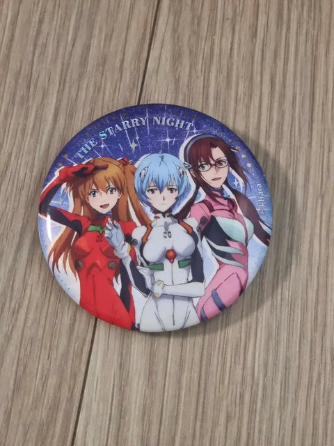 Huy hiệu Evangelion Rei Asuka Mari Can