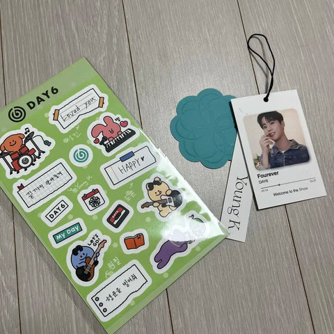 Day6 Young K Younghyun MADE 4th Gen Keyring + Forever Young Encore Concert Gymnastics On-site Sales Kong Sticker