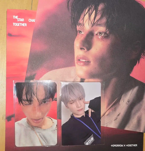 TXT Together KakaoTalk Benefit Afterglow Album Photocard Hueningkai