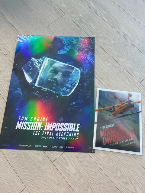 Selling Mission Impossible poster and art card.
