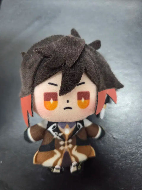 Genshin Impact Zhongli Official Merchandise Finger Puppet Nui Plush Doll