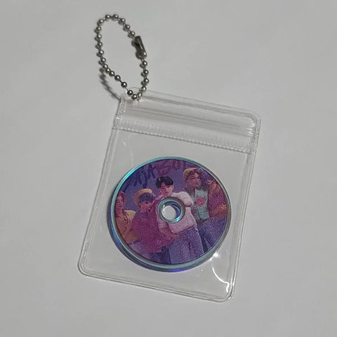 K-pop Demon Hunters Lion Boys CD Concept Acrylic Keychain