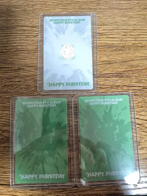 Seventeen 5th Album Happy Birthday Hoshi Photocards 3 Types Set