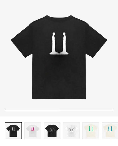 Free shipping G-Dragon short-sleeved Übermensch T-shirt black