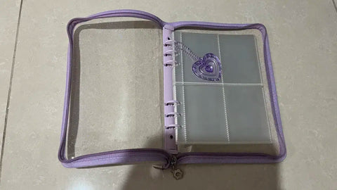 Fromable Zipper Binder Purple + 13 Inner Pages