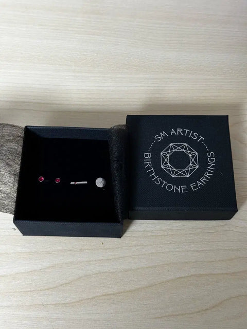 SHINee Taemin birthstone earrings