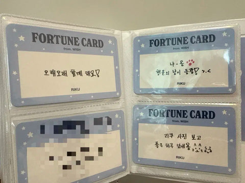 NCT Wish Fortune photocard Riku, selling as a set