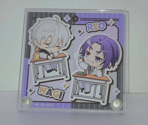 Bảng điều khiển mini Acrylic của Nagi Seishiro &amp; Mikage Reo Puchikura