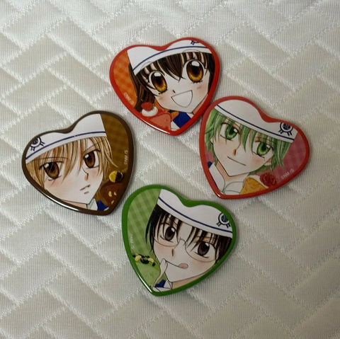 Dream-Colored Patissier Strawberry Team 4 Kinds Heart Badge In-Stock Bundle
