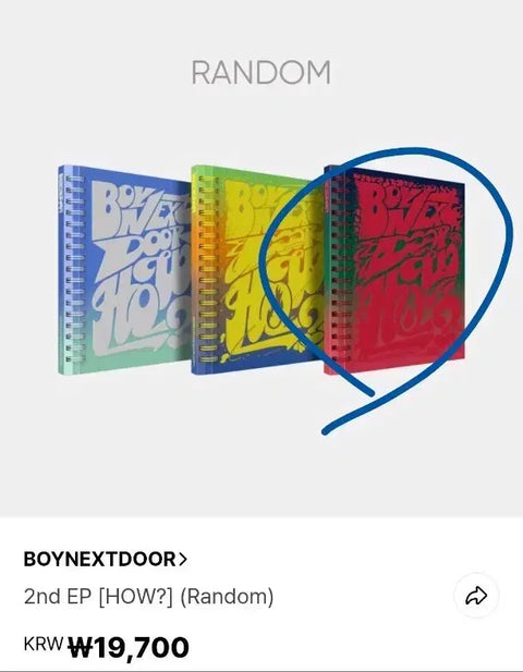 Album BOYNEXTDOOR HOW Phiên bản Fire