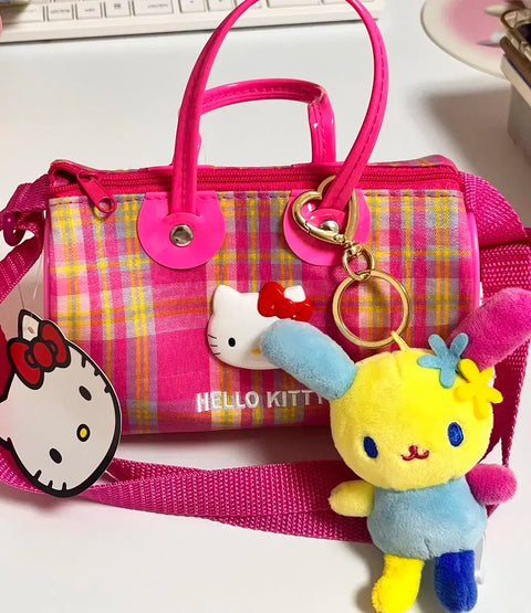 Classic Kitty Checkered Bag