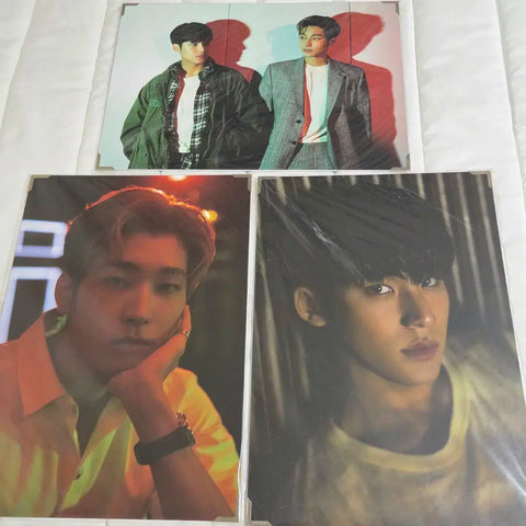 Seventeen BSS (Bireolsweet) Wonwoo Mingyu Premium Photo 3 Piece Set Transfer