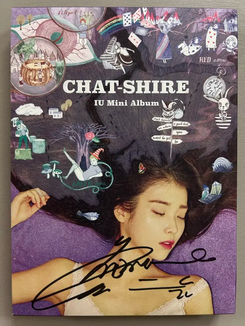 Album có chữ ký của IU Chat-shire Album có chữ ký Album có chữ ký