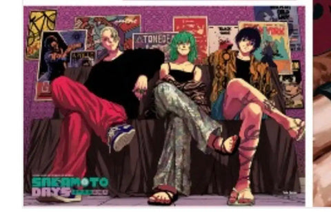 Sakamoto Days posters, all together